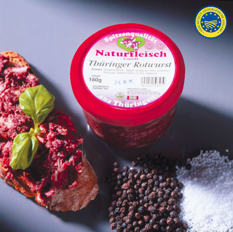 Thüringer Rotwurst im Glas, 180 g Thüringer Rotwurst im Glas, 180 g