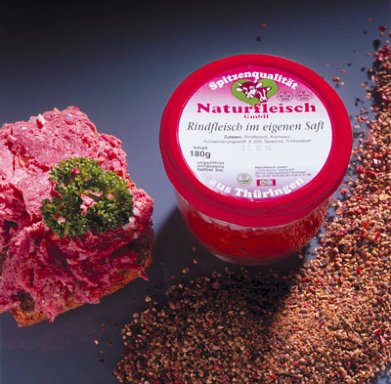 Rindfleisch im eigenen Saft im Glas, 200 g Rindfleisch im eigenen Saft im Glas, 200 g