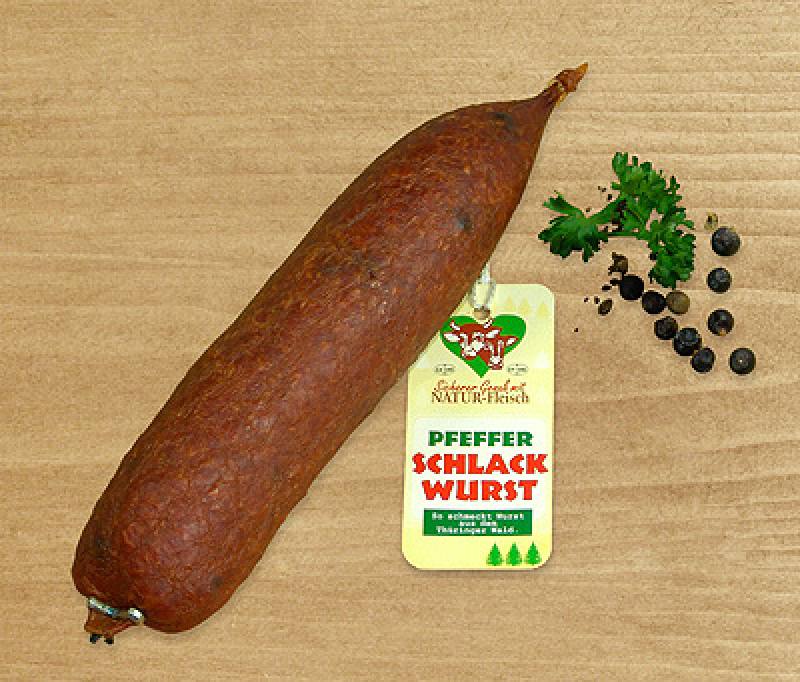 Schlackwurst, 300g Rohfüllgewicht Schlackwurst, 300g Rohfüllgewicht
