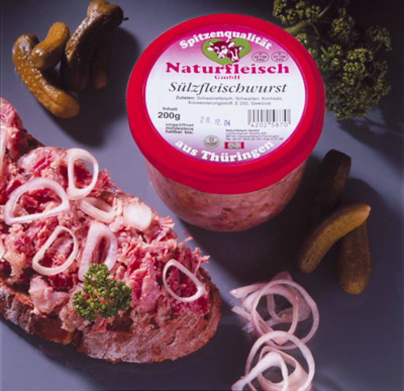 Sülzfleischwurst im Glas, 200 g Sülzfleischwurst im Glas, 200 g