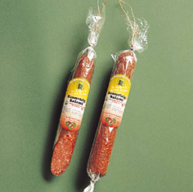 Rennsteigsalami, 200 g Rohfüllgewicht Rennsteigsalami, 200 g Rohfüllgewicht